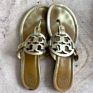 Tory Burch Miller Sandal in GOLD